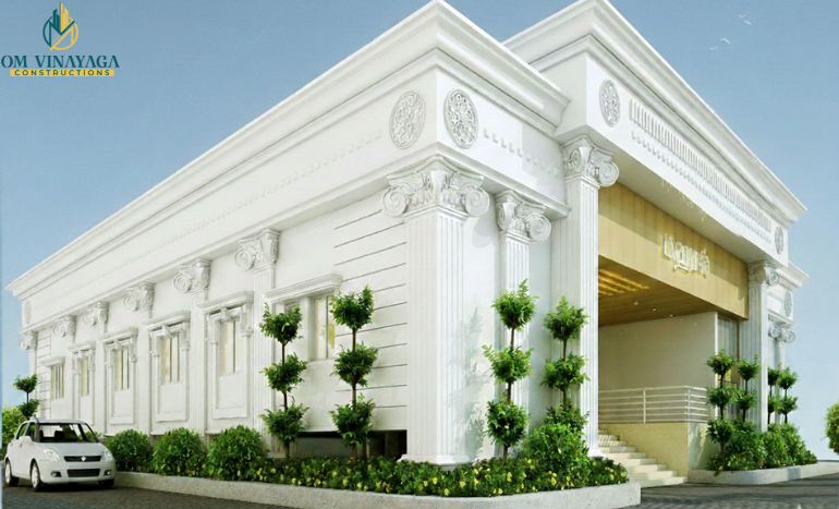 Commercial office construction Madurai Tamil Nadu Om Vinayaga