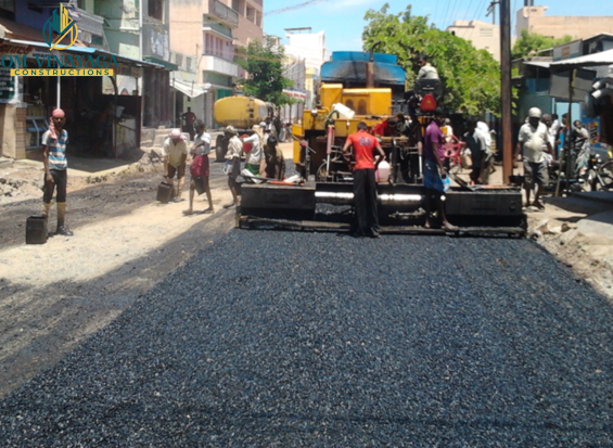 Road construction project Madurai Tamil Nadu government PWD contractor