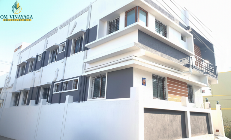 Residential apartment construction Madurai Tamil Nadu Om Vinayaga