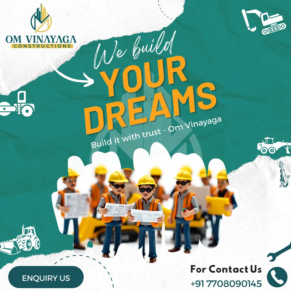 Best Construction Company in Madurai — Om Vinayaga Constructions